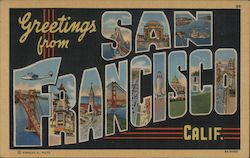 Greetings from San Francisco Postcard