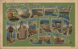 Greetings from Coney Island Postcard