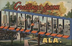 Greetings from Huntsville Alabama Postcard Postcard Postcard