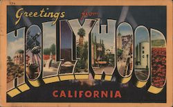 Greetings from Hollywood Postcard