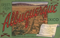 Greetings from Albuquerque Postcard