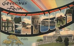Greetings from Kentucky Postcard