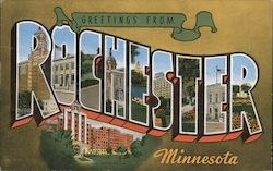 Greetings from Rochester Minnesota Postcard Postcard Postcard