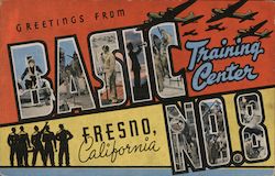 Greetings from Fresno Postcard