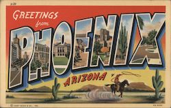 Greetings from Phoenix Arizona Postcard Postcard Postcard