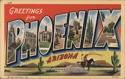 Greetings from Phoenix Postcard