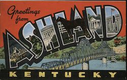 Greetings from Ashland Kentucky Postcard Postcard Postcard