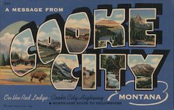 Greetings from Cooke City Postcard