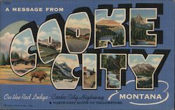 Greetings from Cooke City Postcard