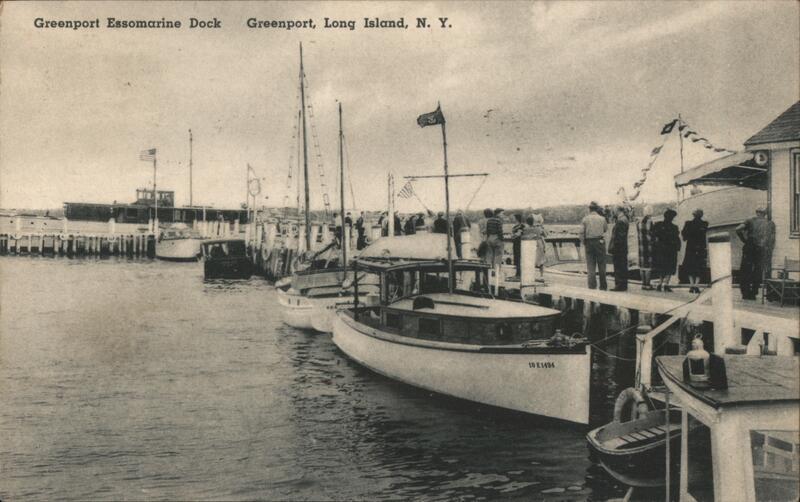 Greenport Esso Marine Dock New York