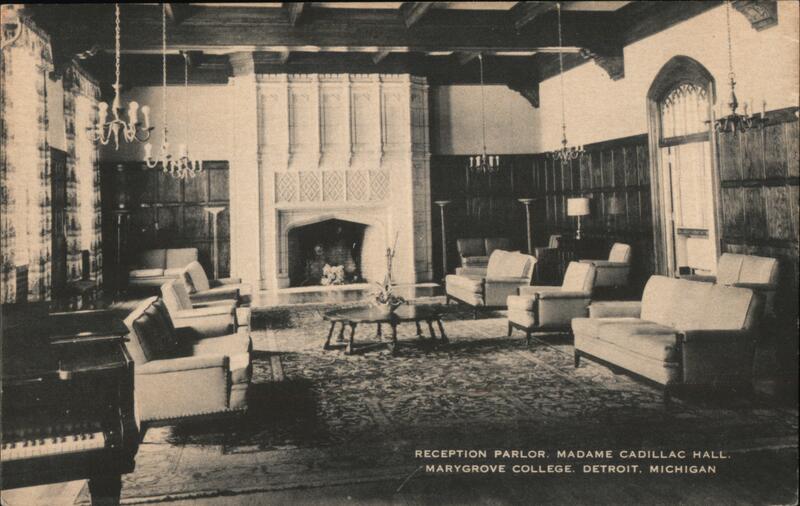 Reception Parlor, Madame Cadillac Hall, Marygrove College Detroit Michigan