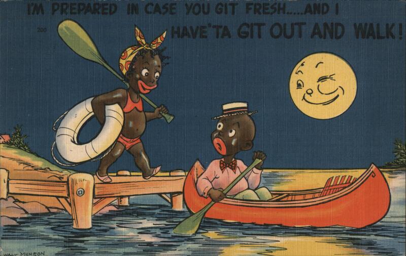 I'm Prepared in Case You Get Fresh Walt Munson Black Americana