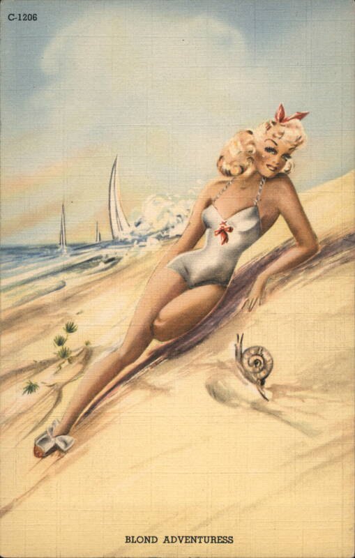 Blond Adventuress Pin Up Swimsuits & Pinup