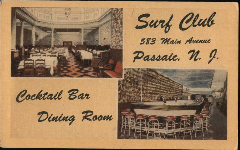 Surf Club Passaic NJ Cocktail Bar Dining Room New Jersey