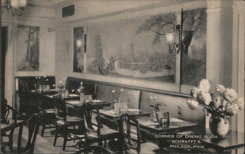 Corner of Dining Room, Schrafft's Philadelphia Pennsylvania