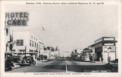 Banning Business Section Postcard