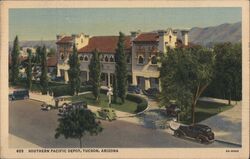 Southern Pacific Depot, Tucson Postcard