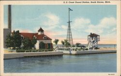 U.S. Coast Guard Station, South Haven Postcard