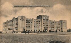 Greenport School Postcard