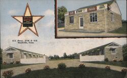 Starr Motel & Restaurant Postcard