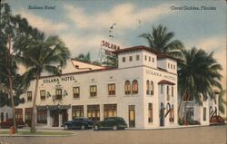 Solana Hotel Coral Gables Postcard