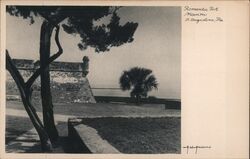Romantic Fort Marion Postcard