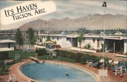 Haven Motor Hotel Tucson Arizona Postcard