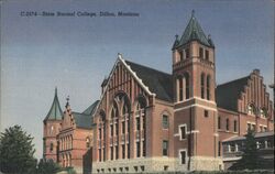 State Normal College Dillon Montana Postcard
