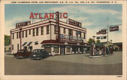 Lord Clarendon Hotel and Restaurant Postcard