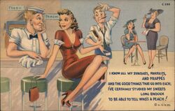 I Know All My Sundaes Postcard Postcard