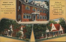 Brown's Courts Postcard