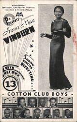 Anna Mae Winburn Cotton Club Boys Postcard
