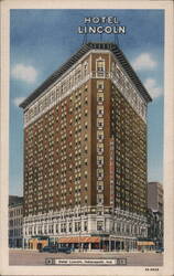 Hotel Lincoln Indianapolis Postcard
