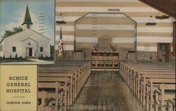 Schick General Hospital Chapel Postcard