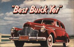 1941 Buick, Best Buick Yet Postcard