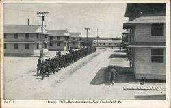 Practice Drill Reception Center Postcard