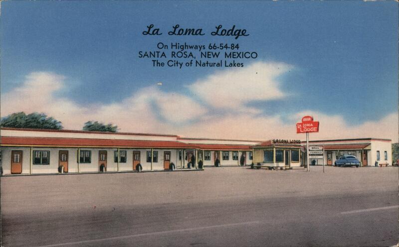 La Lama Lodge Santa Rosa New Mexico Frank G. Racel