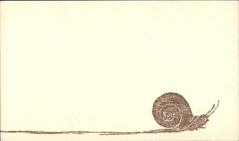 Snail Original Block Print Gwen F. rostic Block Prints