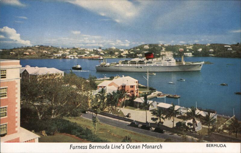 Furness Bermuda Line's Ocean Monarch Ship, Bermuda