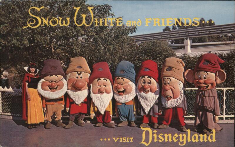 Snow White and Seven Dwarfs Disneyland Anaheim California