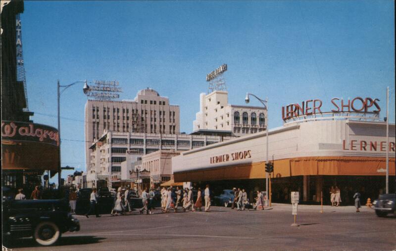 Downtown Phoenix Arizona c1950s Bob Bradshaw