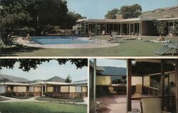 Blue Sky Lodge Carmel Valley Postcard