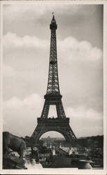 Eiffel Tower, Paris France Postcard
