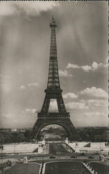 Eiffel Tower, Paris, 1945 Postcard
