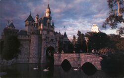 Sleeping Beauty Castle Postcard