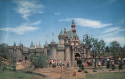 Disneyland Castle Anaheim CA Postcard