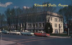 Klamath Falls County Court House Postcard