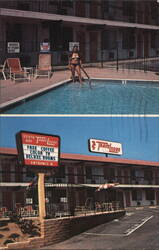 South Bay Travelodge Motel San Diego California Pool Postcard