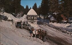 Lake Arrowhead Village Entrance, California Postcard