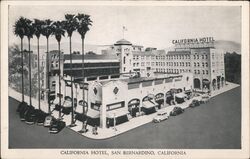 California Hotel Postcard